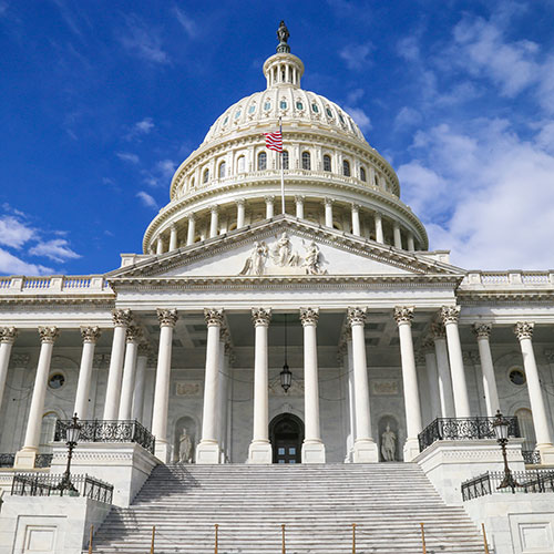 Front of the capitol building